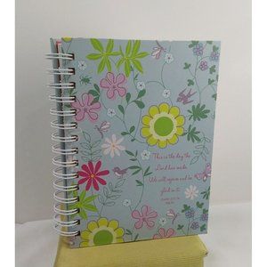 Markings by C.R. Gibson Floral spiral Journal Regoice Garden Journal designed in